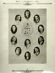 Early Delta entry in the 1929 Glomerata yearbook