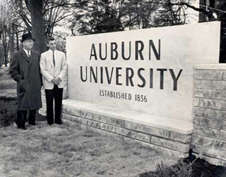 War Eagle site marker dedication, 1960